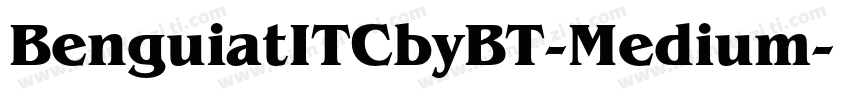 BenguiatITCbyBT-Medium字体转换