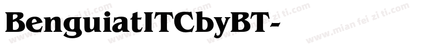 BenguiatITCbyBT字体转换