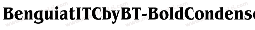 BenguiatITCbyBT-BoldCondensed字体转换