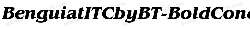 BenguiatITCbyBT-BoldCondItalic字体转换