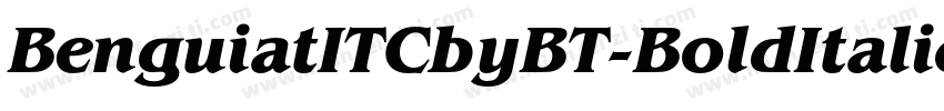 BenguiatITCbyBT-BoldItalic字体转换