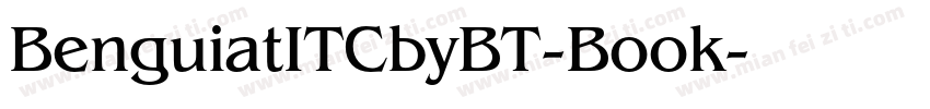BenguiatITCbyBT-Book字体转换
