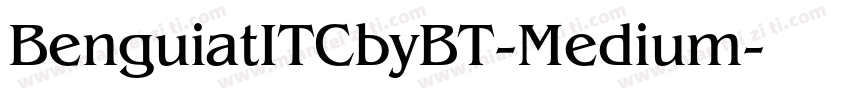BenguiatITCbyBT-Medium字体转换