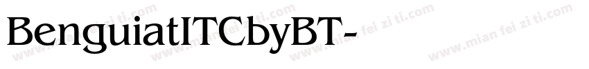 BenguiatITCbyBT字体转换