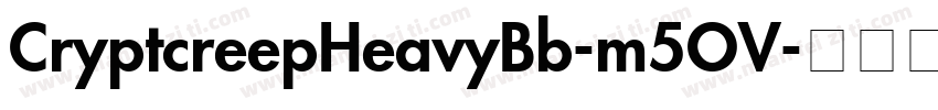 CryptcreepHeavyBb-m5OV字体转换