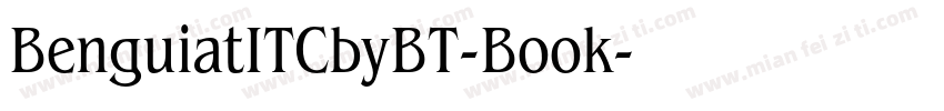 BenguiatITCbyBT-Book字体转换