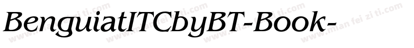 BenguiatITCbyBT-Book字体转换
