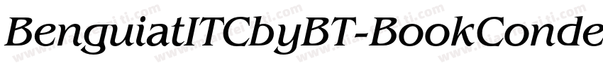 BenguiatITCbyBT-BookCondensed字体转换