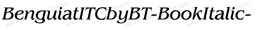 BenguiatITCbyBT-BookItalic字体转换