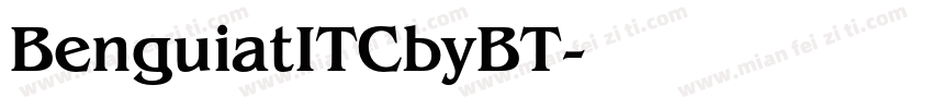 BenguiatITCbyBT字体转换