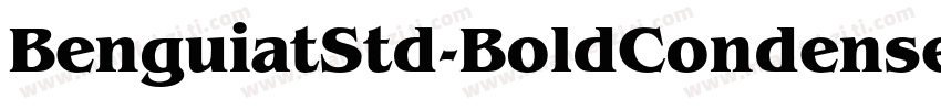 BenguiatStd-BoldCondensed字体转换