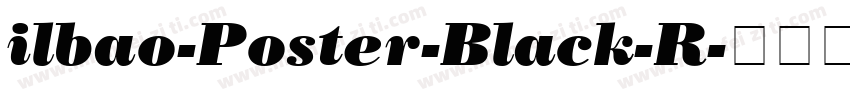 ilbao-Poster-Black-R字体转换