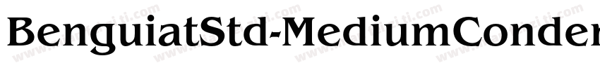 BenguiatStd-MediumCondensed字体转换