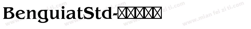 BenguiatStd字体转换
