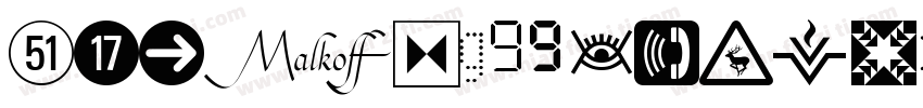 PIXymbolsDigitClockW字体转换