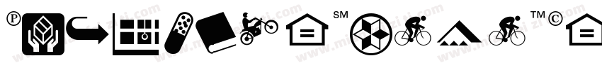 PIXymbolsDigitClocksW90-Bd字体转换