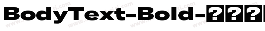 BodyText-Bold字体转换
