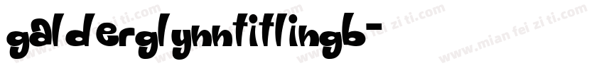 galderglynntitlingb字体转换