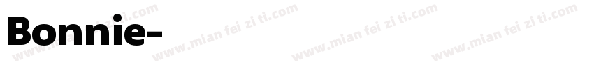 Bonnie字体转换
