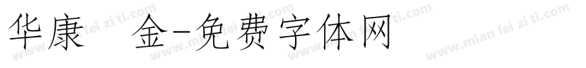 华康廋金字体转换