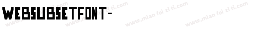 WebSubsetFont字体转换