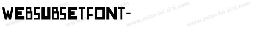 WebSubsetFont字体转换
