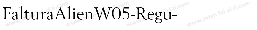 FalturaAlienW05-Regu字体转换