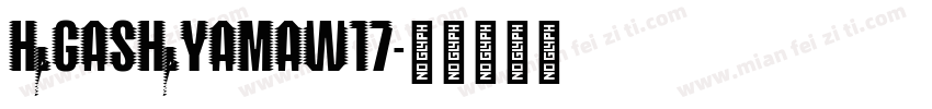 HigashiyamaW17字体转换