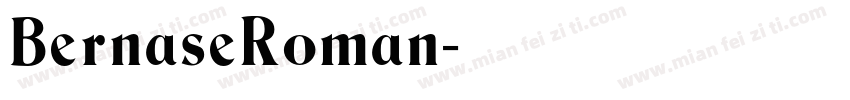 BernaseRoman字体转换