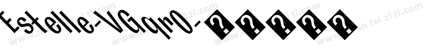 Estelle-VGqr0字体转换
