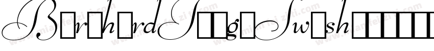 BernhardTangoSwash字体转换