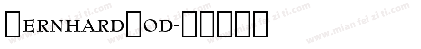 BernhardMod字体转换