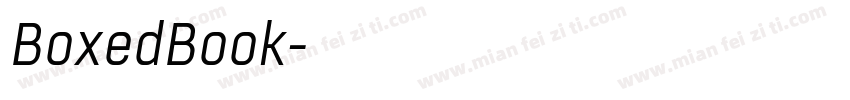 BoxedBook字体转换