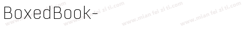 BoxedBook字体转换