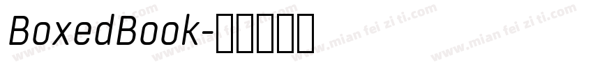 BoxedBook字体转换