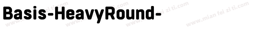 Basis-HeavyRound字体转换