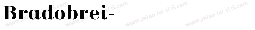 Bradobrei字体转换