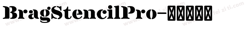 BragStencilPro字体转换