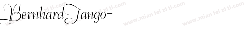 BernhardTango字体转换