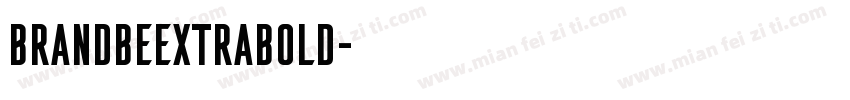 BrandbeExtraBold字体转换