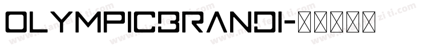 OlympicBrandi字体转换