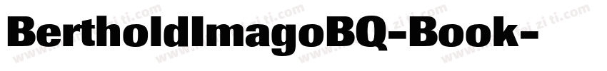 BertholdImagoBQ-Book字体转换