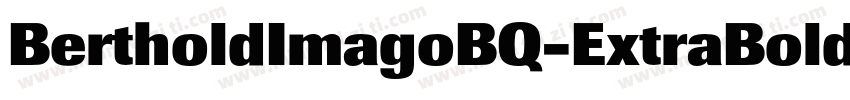 BertholdImagoBQ-ExtraBoldItalic字体转换