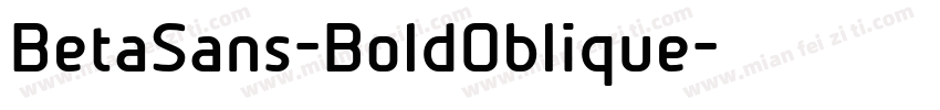 BetaSans-BoldOblique字体转换