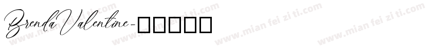 BrendaValentine字体转换
