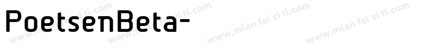 PoetsenBeta字体转换