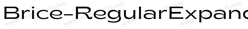 Brice-RegularExpanded字体转换