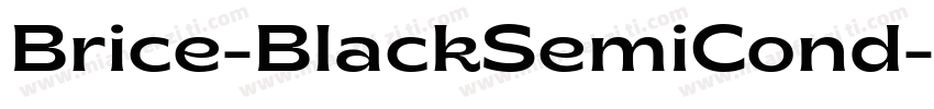 Brice-BlackSemiCond字体转换