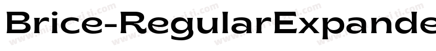 Brice-RegularExpanded字体转换
