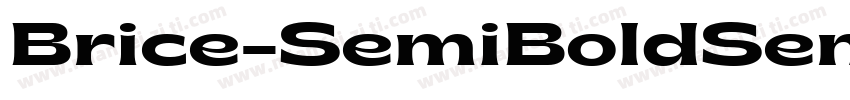 Brice-SemiBoldSemiC字体转换